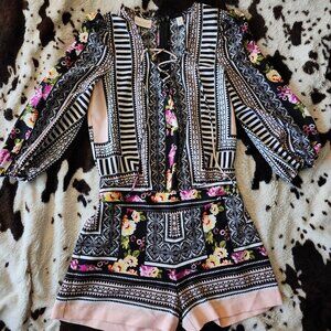 Bisou Bisou Floral Romper